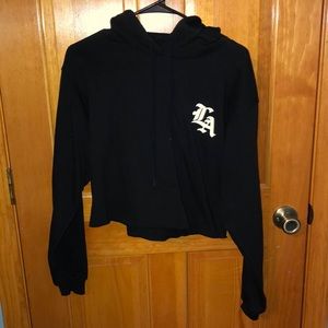 cropped hoodie